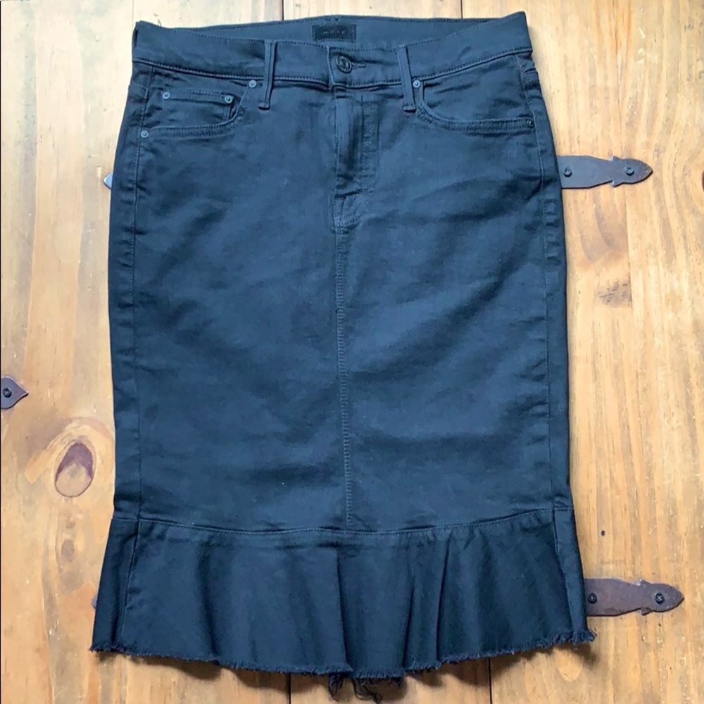Mother | Cha Cha Fray Jean Skirt